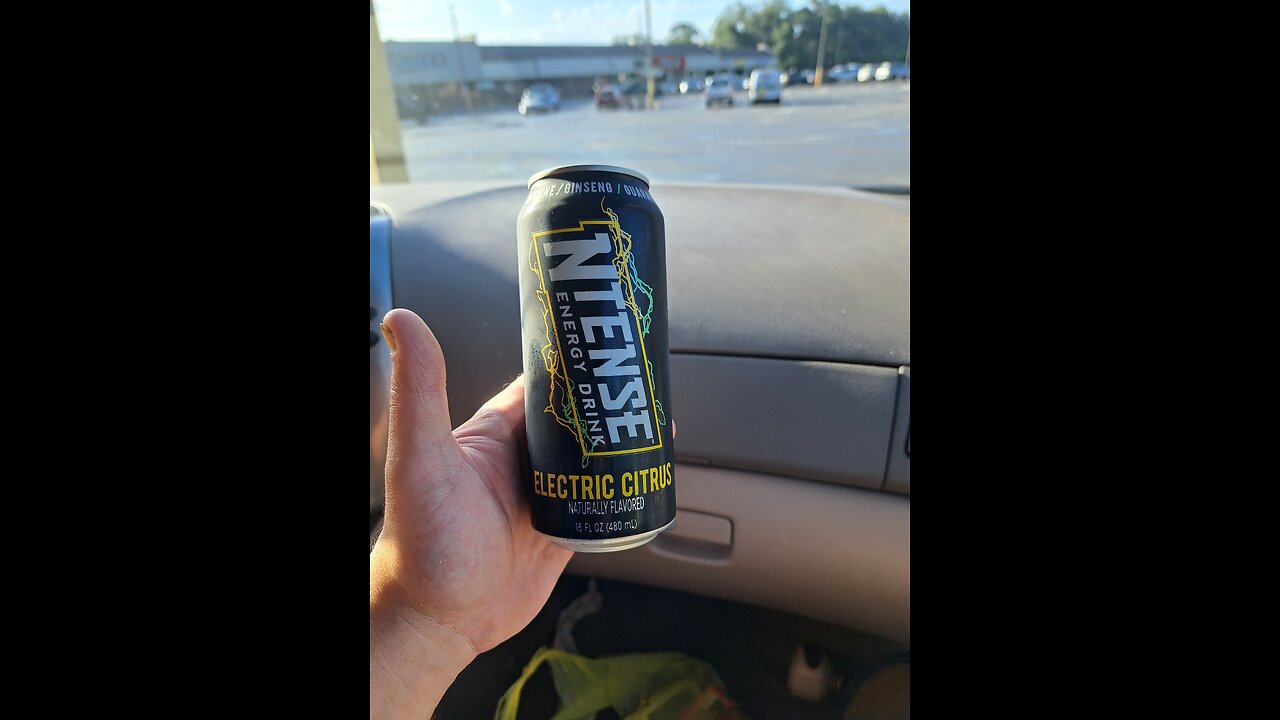 Sober October Day One ( Ntense Energy Drink Electric Citrus)