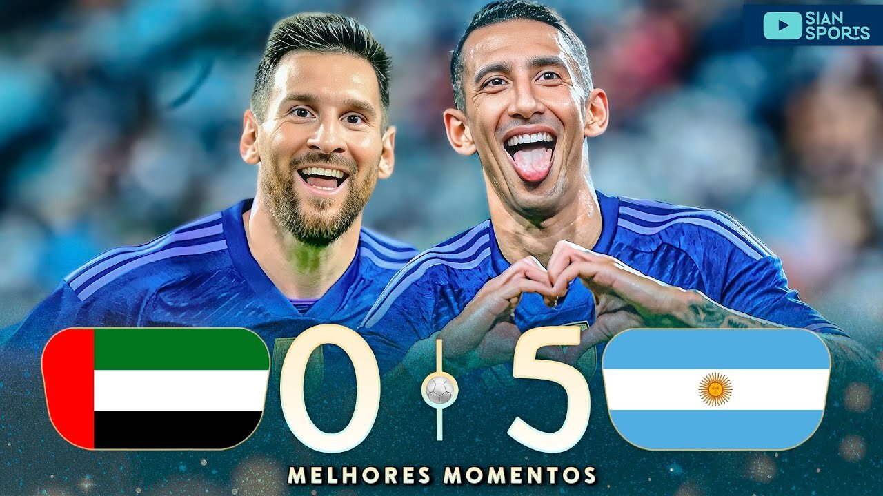 Tha MESSI AND DI MARIA PUT ON A SHOW NI A MERCILESS MATCH OF THA BEST SELECTION IN THA WORLD TODAY