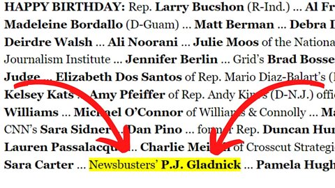 Politico Put ME On Their May 31 Birthday List!!!