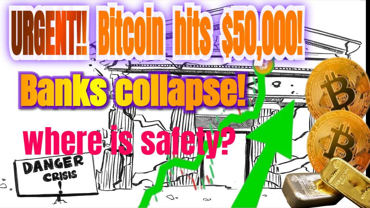 Bitcoin spikes, Gold & Silver jump, as fear of MORE banks Collapsing!