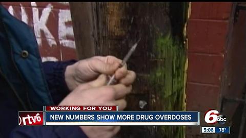 Over 1,200 people died from drug overdoses in Indiana in 2016