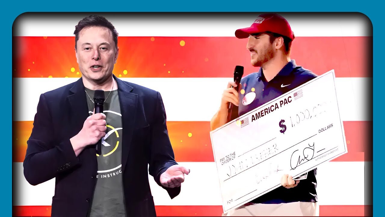 CLEARLY ILLEGAL?' Elon Hands 1 MILLION Bucks To Register Trump Vote