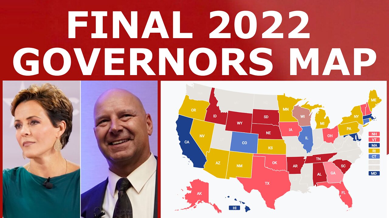 My FINAL 2022 Governors Map Prediction