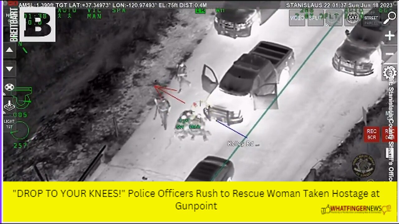 "DROP TO YOUR KNEES!" Police Officers Rush to Rescue Woman Taken Hostage at Gunpoint