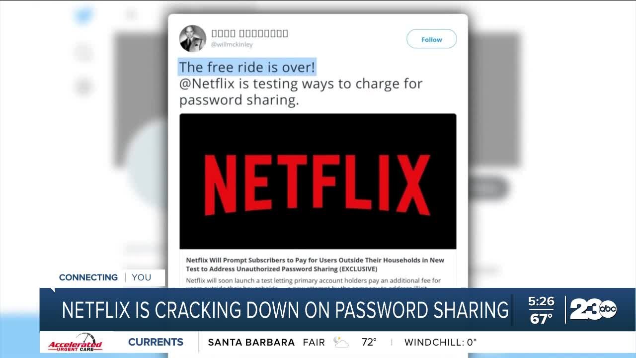 Netflix is cracking down on Password sharing