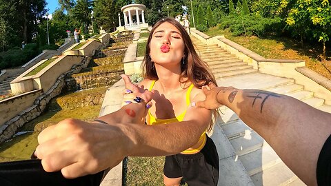 CRAZY GIRL RUINED MY FIRST DATE (Parkour POV Love Best) @Celpan.