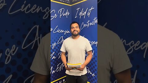 Temecula Contractor School: Roofing Contractor Cristo Passed Exam 1st Time