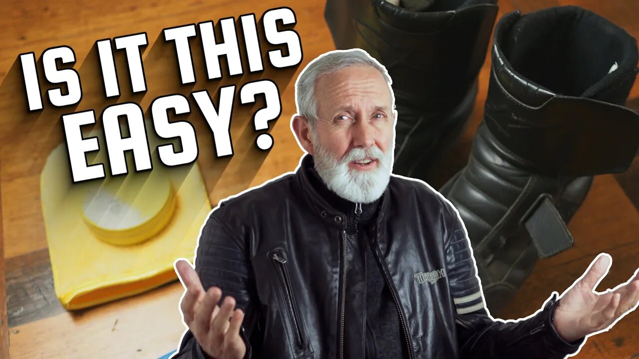 Attempting To Fix My Motorcycle Boots