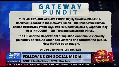 Jim Hoft on War Room- they all lied and we have the proof