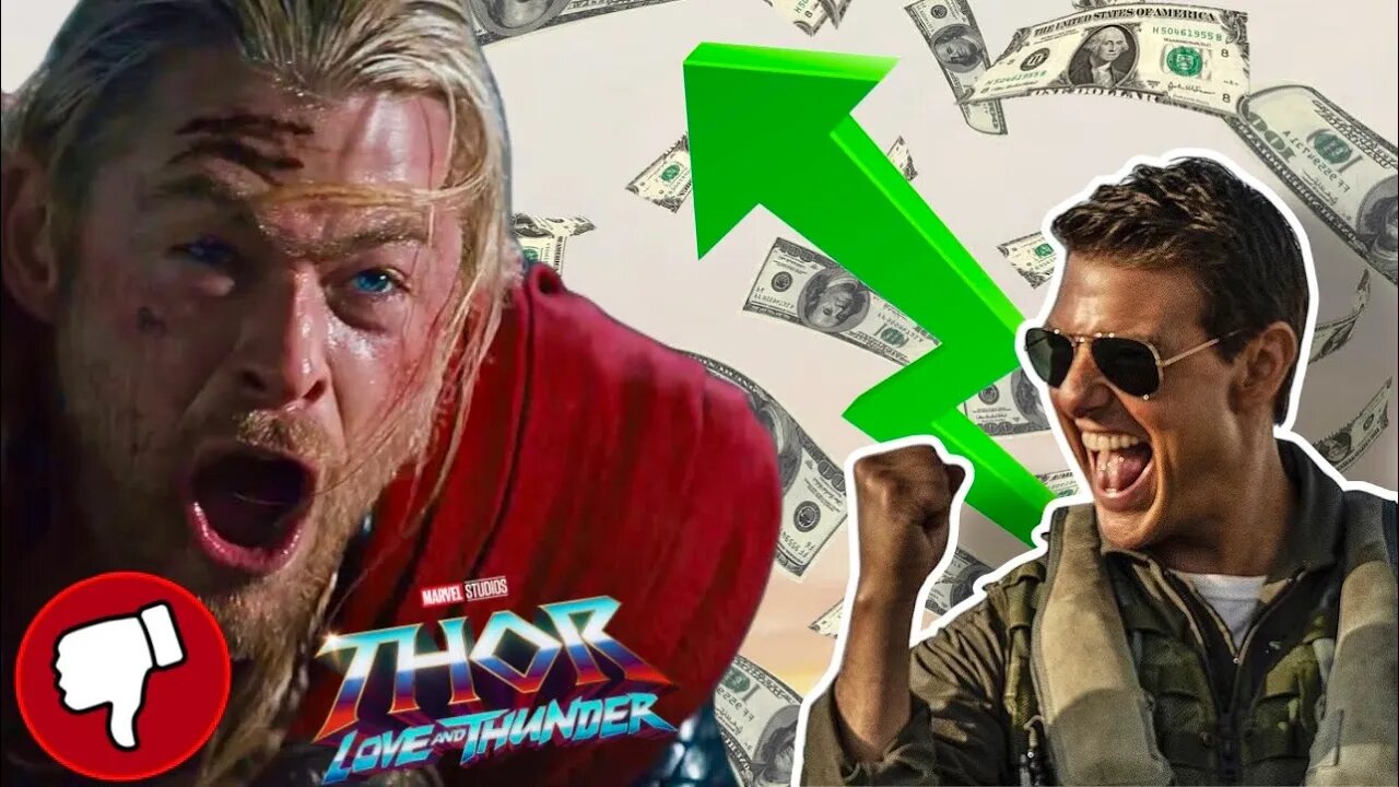 Thor: Love And Thunder LOSING To Minions | Top Gun Maverick Passes $1.3 BILLION