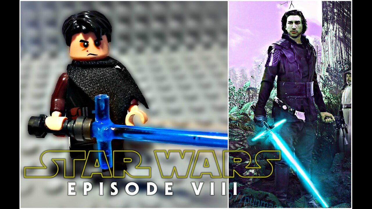 LEGO Star Wars Episode 8 The Last Jedi - Light Side Kylo Ren (Ben Solo) Minifigure Review