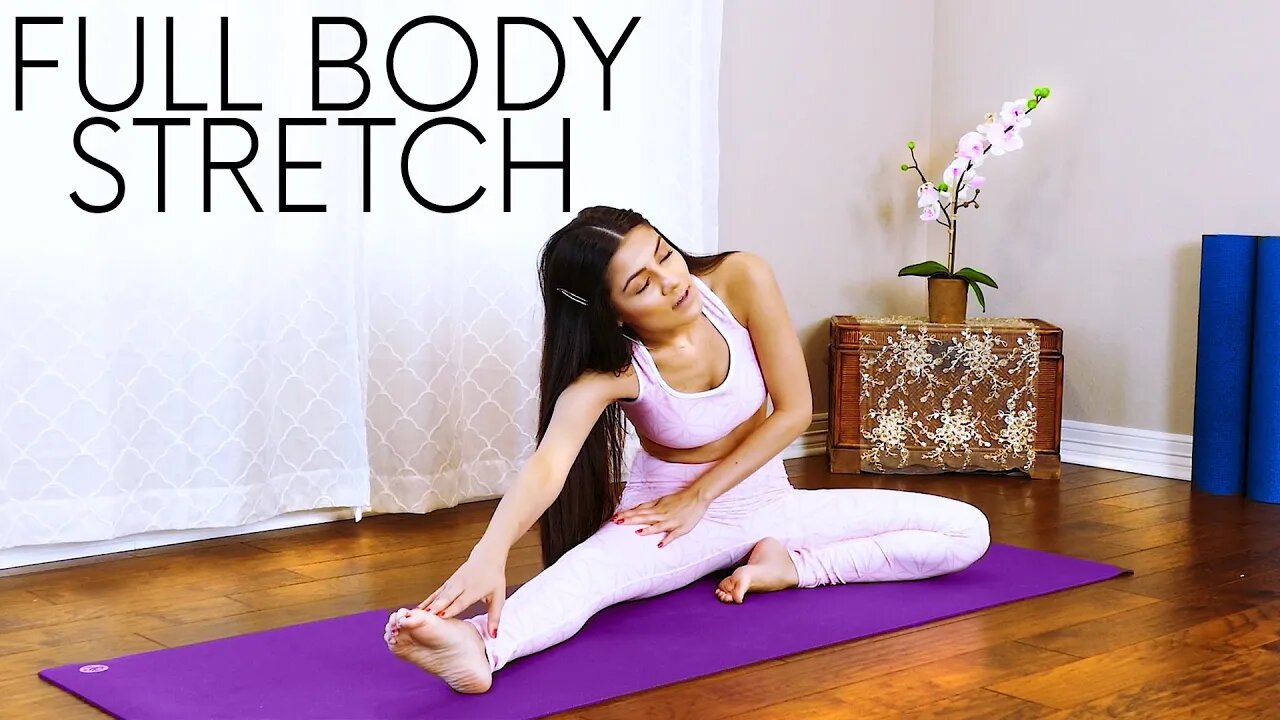 Beginners Gentle Yoga Full Body Stretch for Flexibility & Muscle Soreness