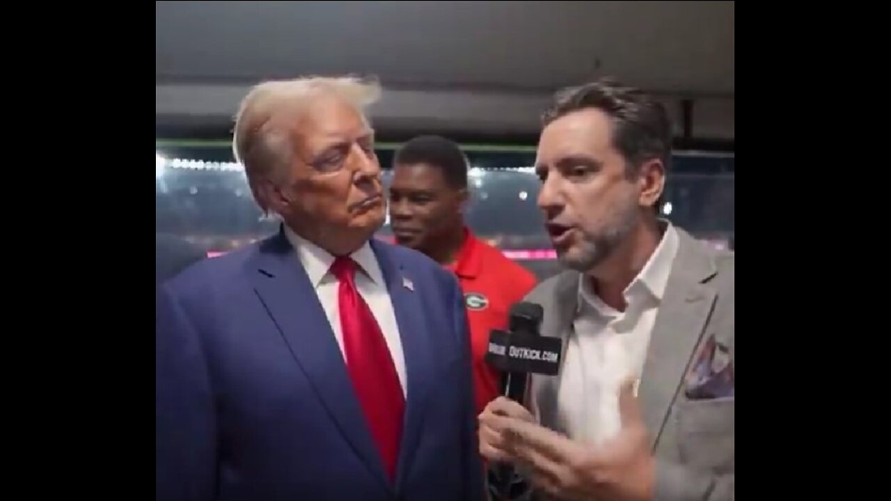 Great interview of President Trump by Clay Travis at Saturday’s Alabama vs. Georgia game.
