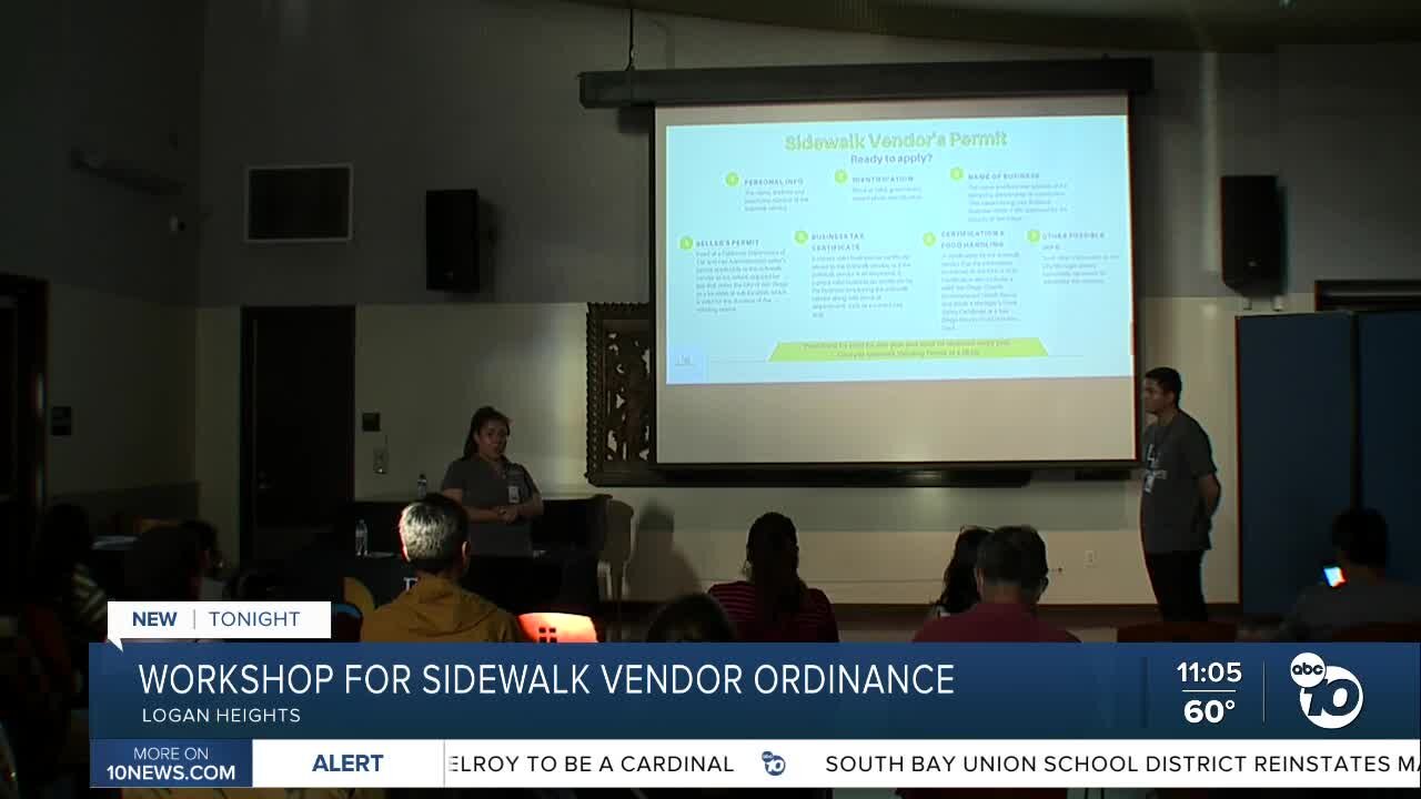 Workshop held for new sidewalk vendor ordinance