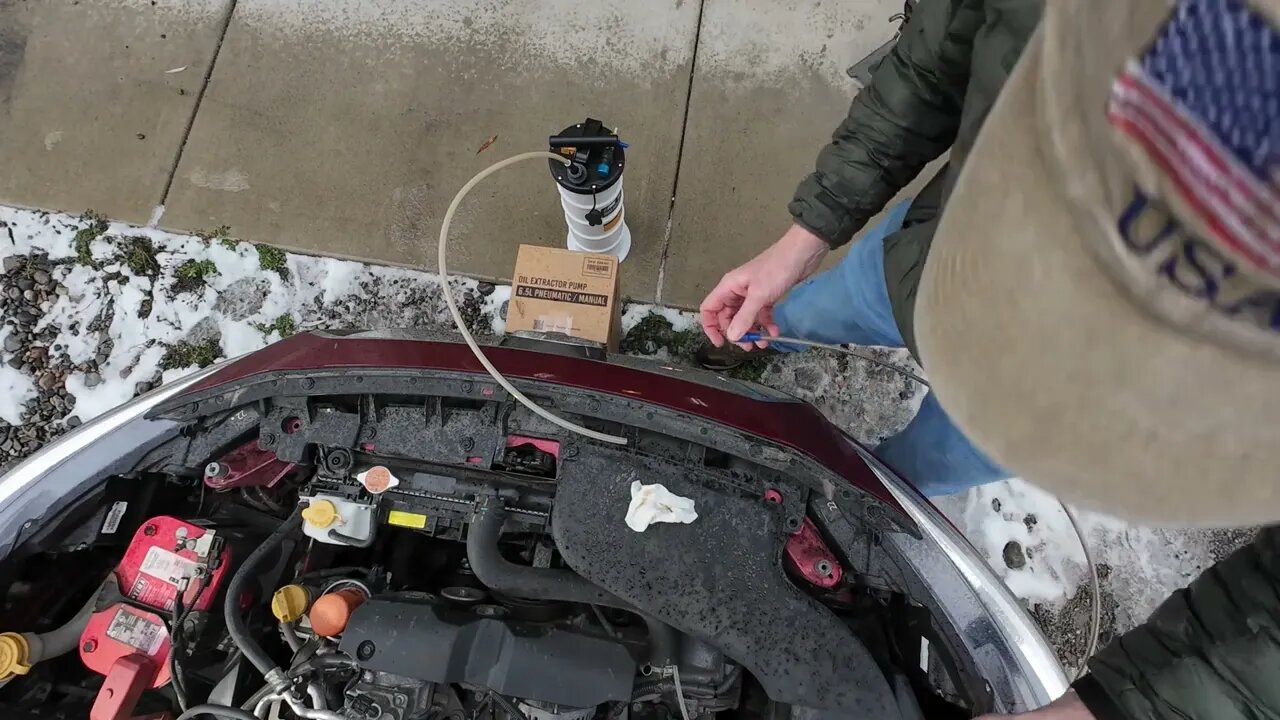 2018 Subaru Outback 2.5L Engine Oil Change with EWK 6.5L Extractor Failure - What could be wrong?