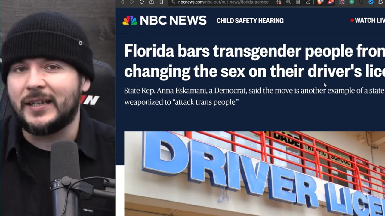 Trans Activists LOSE, Florida BANS Trans Driver's Licensing