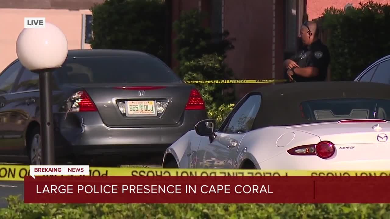 Large police presence in Cape Coral