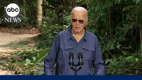 Biden makes historic trip to the Amazon rainforest