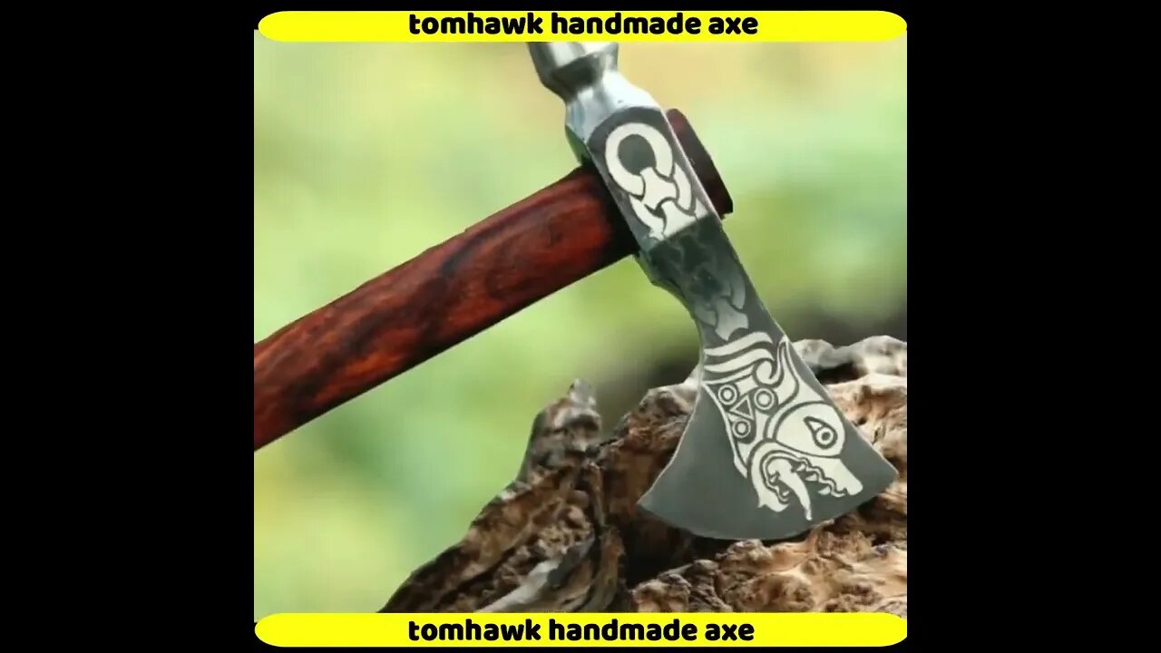 Tomahawk Handmade Axe #shorts #axe #handmade #tools