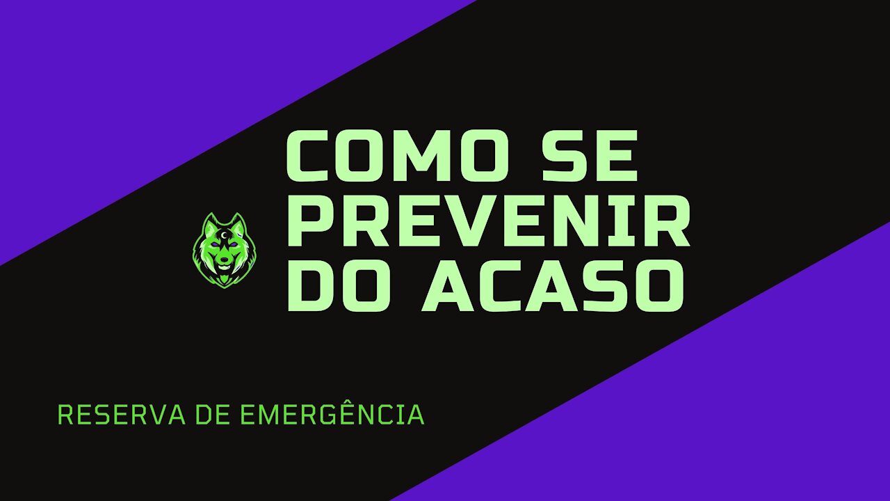 RESERVA DE EMERGÊNCIA? É ESSENCIAL NOS DIAS ATUAIS.