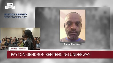 Buffalo mass shooting sentencing: Deja Brown, daughter of Andre Mackniel, gives victim impact statement