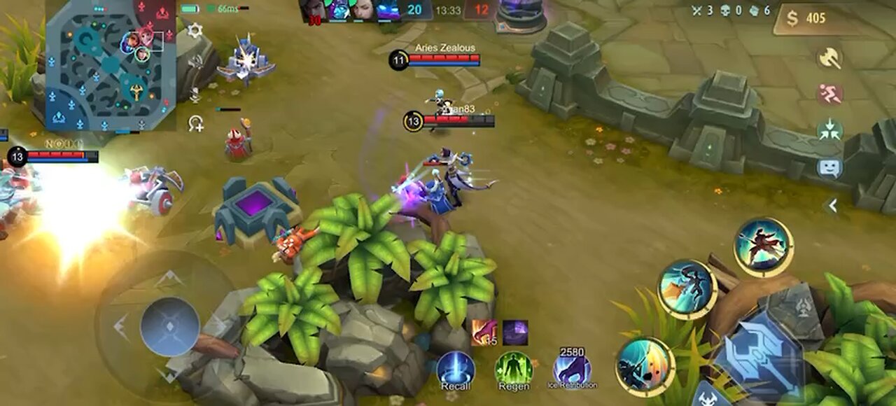 Zilong thriple kill Mobile Legends