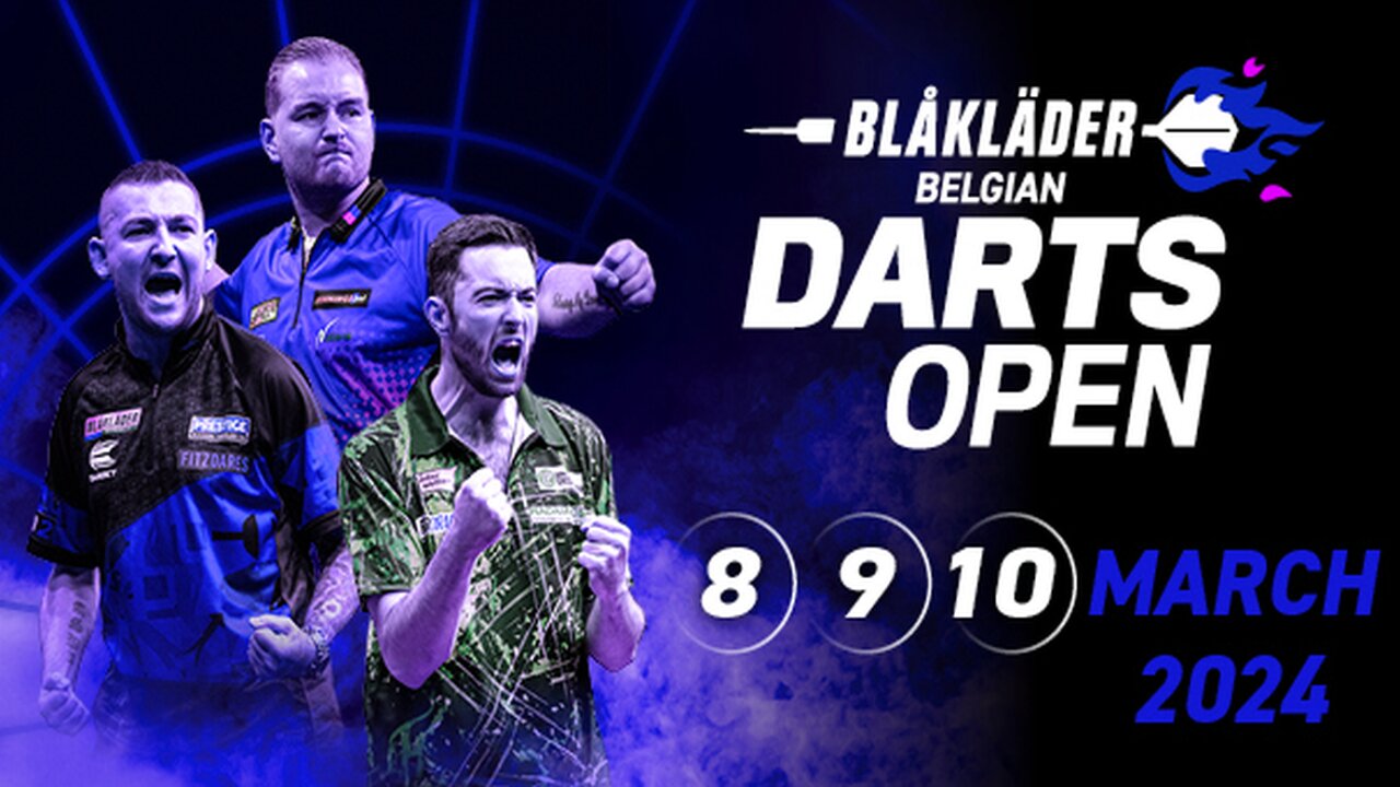 2024 Belgian Darts Open Anderson v Harrysson