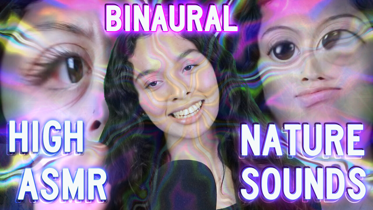 High ASMR | Binaural Nature Sounds | Psychedelic Experience | Hypnotic Trance Visuals Tingles