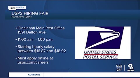 USPS hiring fair going on all week