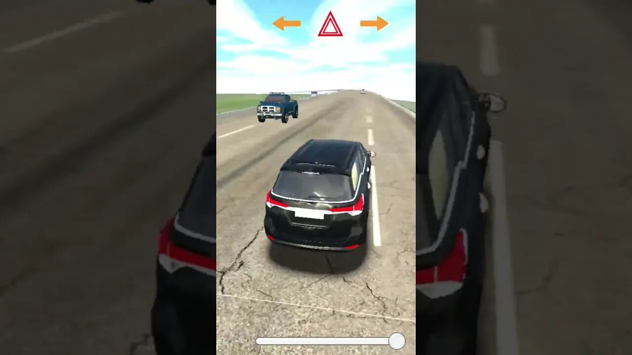 Fortuner Accident On Overbrige🥵😵 #shorts #fortuner #car #indiancarsimulator #ytshorts