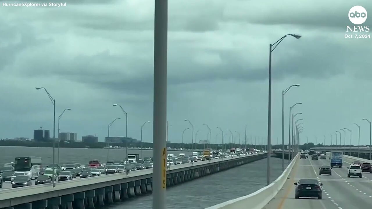 Traffic ensues as Hurricane Milton prompts Florida residents to evacuate