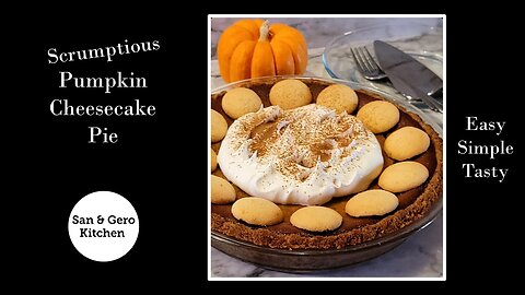 Scrumptious Pumpkin Cheesecake Pie Recipe