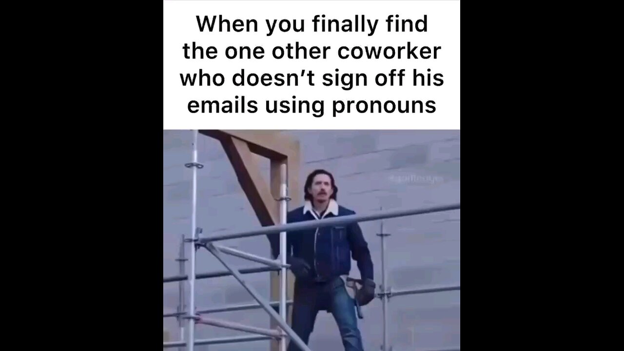 when you finally find that other coworker that refuses to use pronouns 😂😂