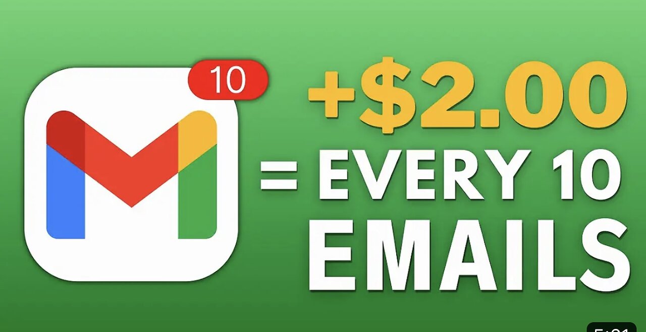 Earn $2.00 Every 10 Emails You Open! | How To Make Money Online 2023
