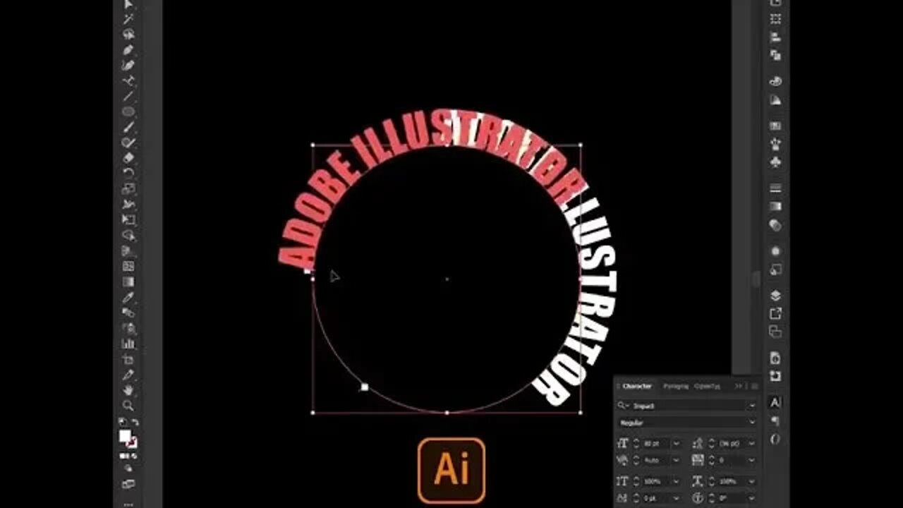 Typography with blend tool in Adobe illustrator