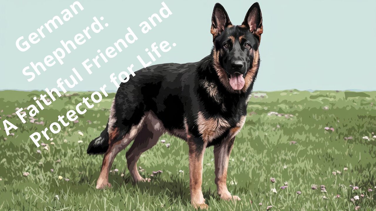 German Shepherd: A Faithful Friend and Protector for Life.