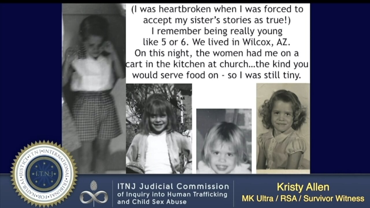 Kristy Allen ~ MK-Ultra, SRA Survivor (ITNJ Seating) - [PT.2]