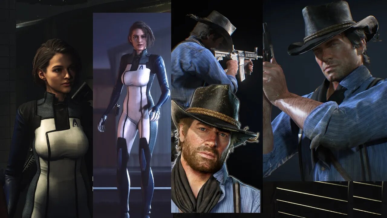 Resident Evil 3 Remake Arthur Morgan RDR2/EDI Suit Mods