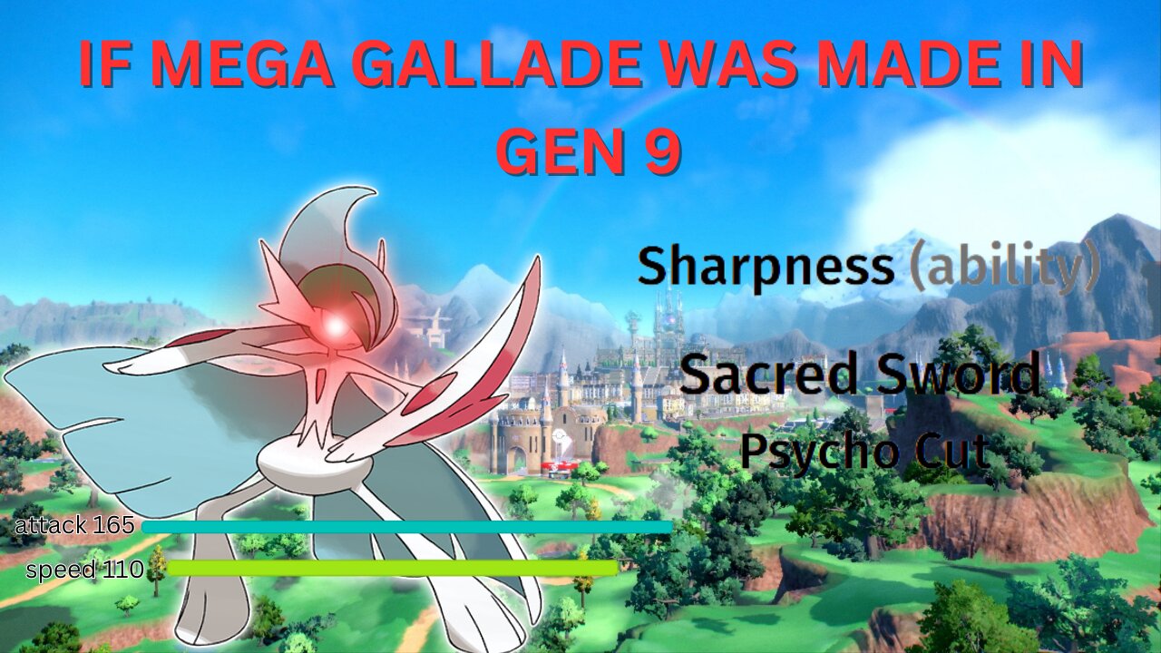 Imagine if Mega Gallade was made in gen 9
