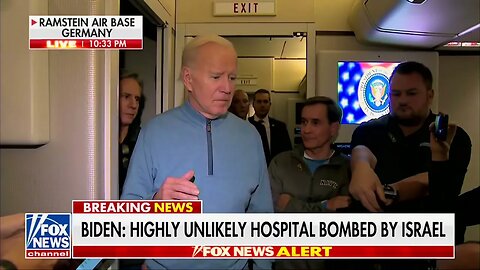 Biden Walks Away When Reporter Asks Him About Israel "Operating Within The Rules Of War"