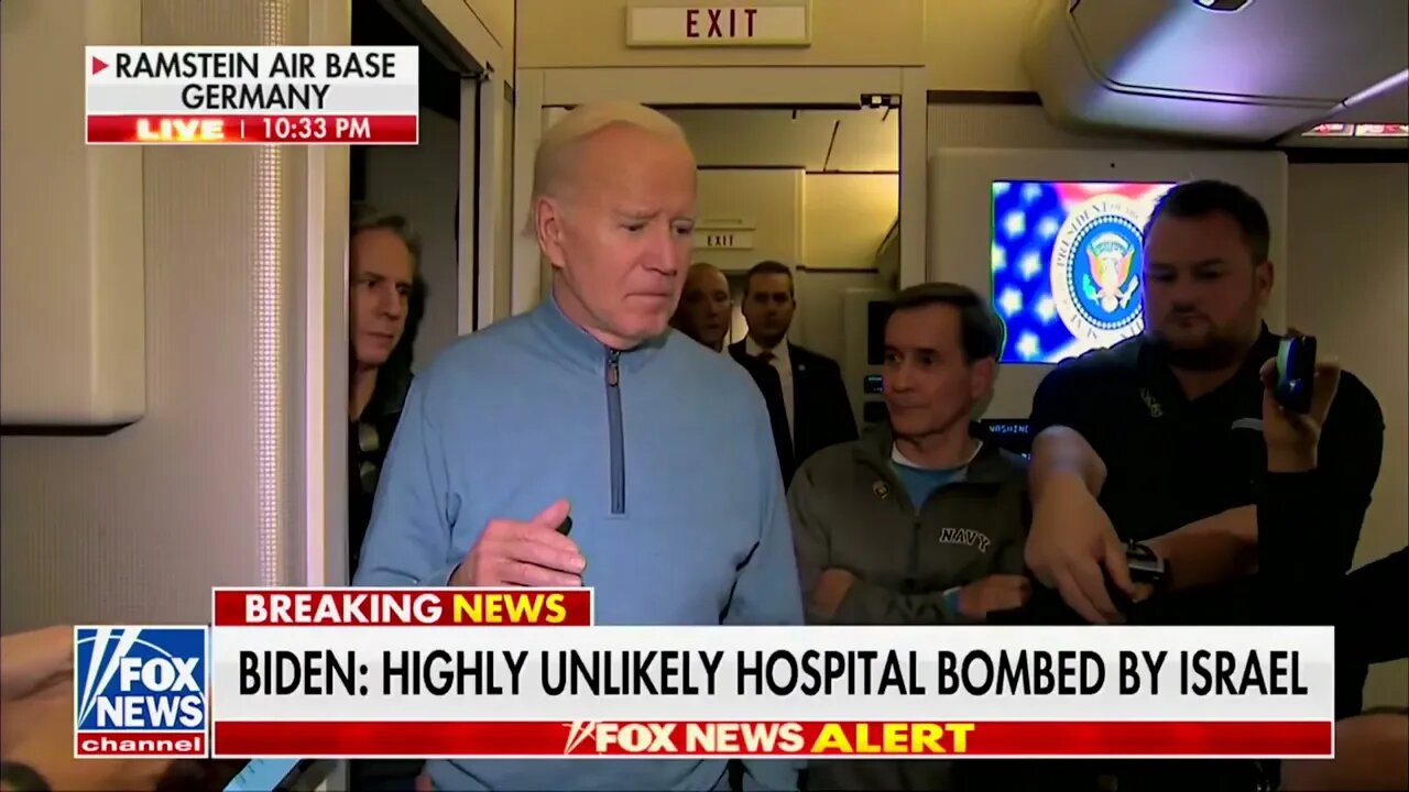 Biden Walks Away When Reporter Asks Him About Israel "Operating Within The Rules Of War"