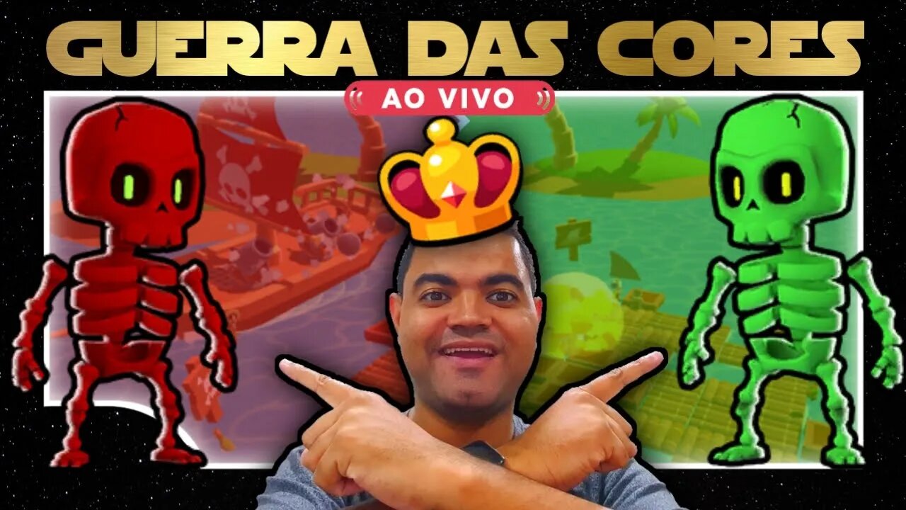 #STUMBLEGUYS GUERRA DAS CORES VERMELHO VS VERDE !!!