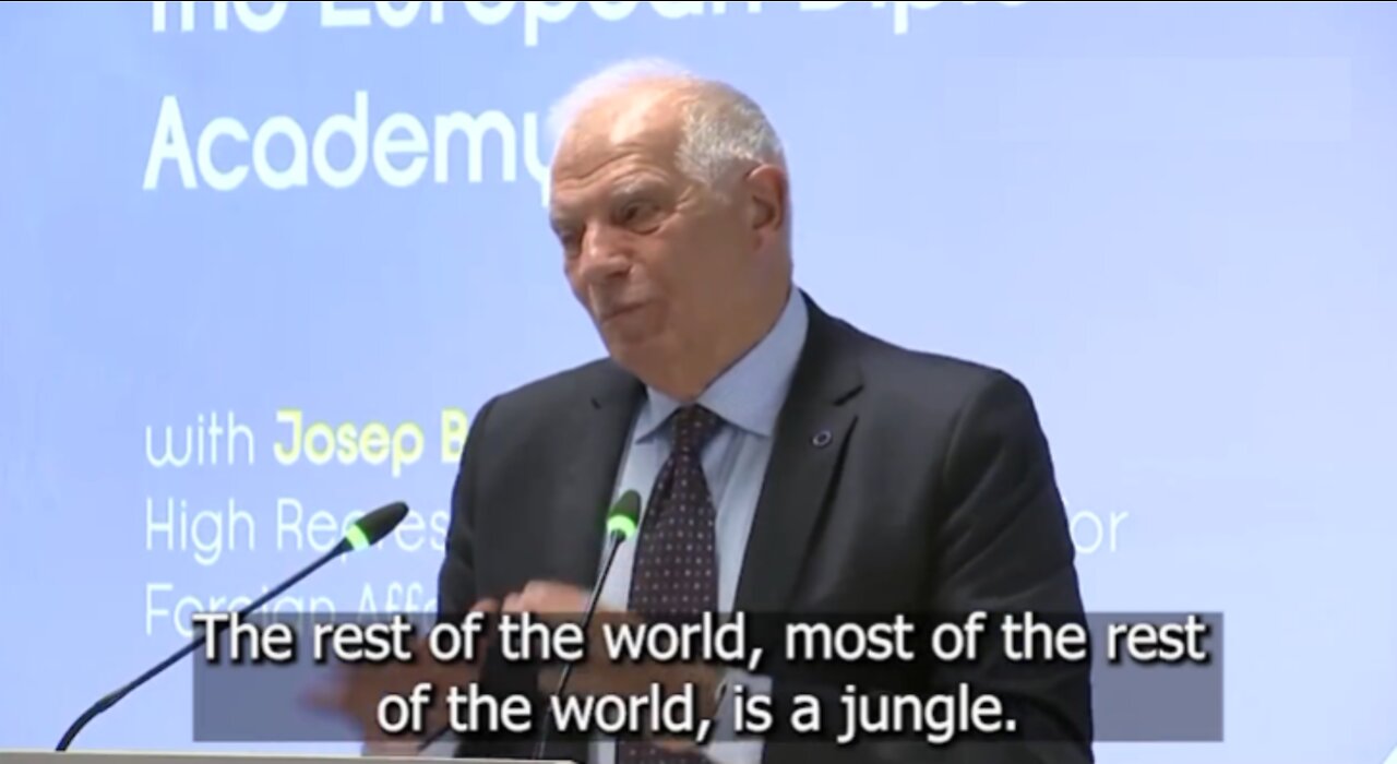 Josep Borrell says Europe is a garden and most of the rest of the world is a jungle