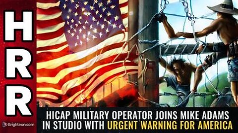 HiCap Military Operator in Studio with URGENT WARNING for America