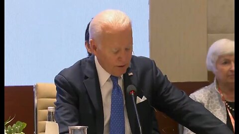 Biden Is Back at the G20, and the Embarrassment Has Already Started