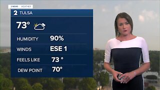 Seasonable Temps & Isolated T-Storms