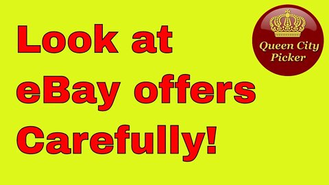 Look closely at eBay Offers!