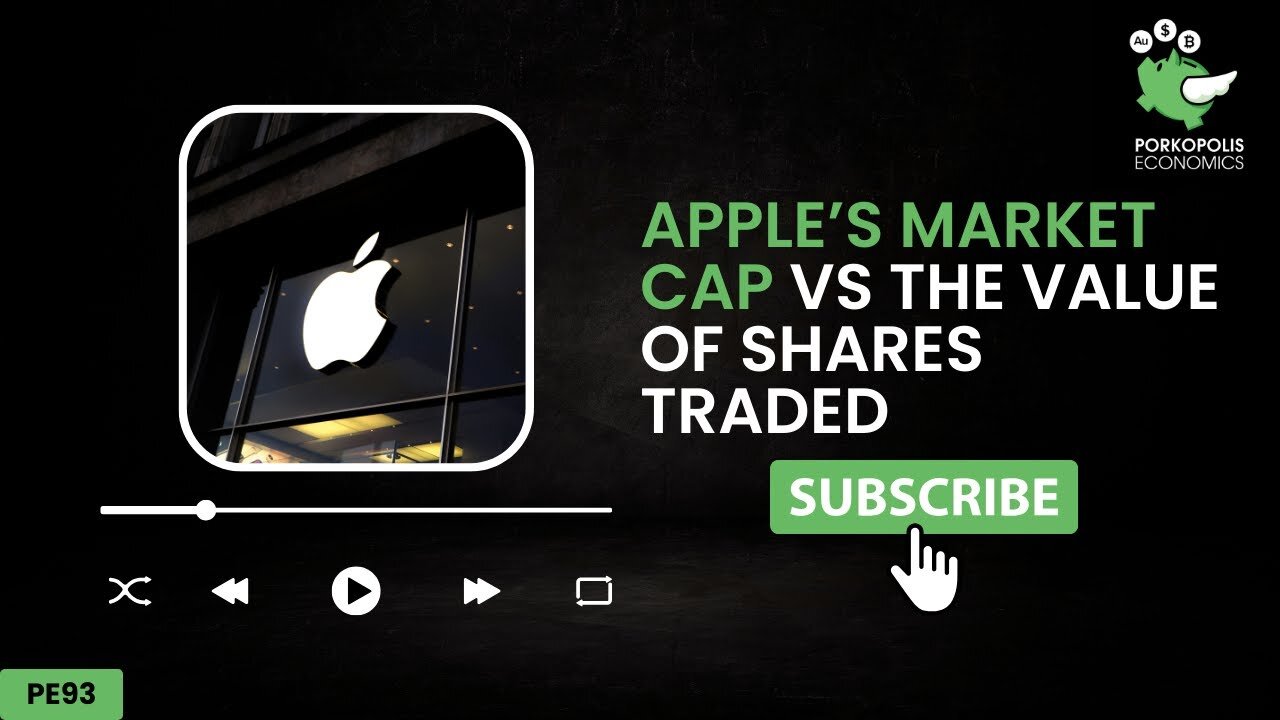 Apple’s Market Cap vs. Shares Traded