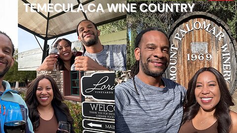 Fred&Joy WINE TASTING in Temecula, CA Travel Vlog