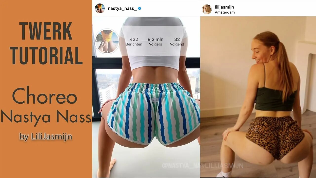 FREE tutorial of twerk challenge by Nastya Nass #popotaograndao